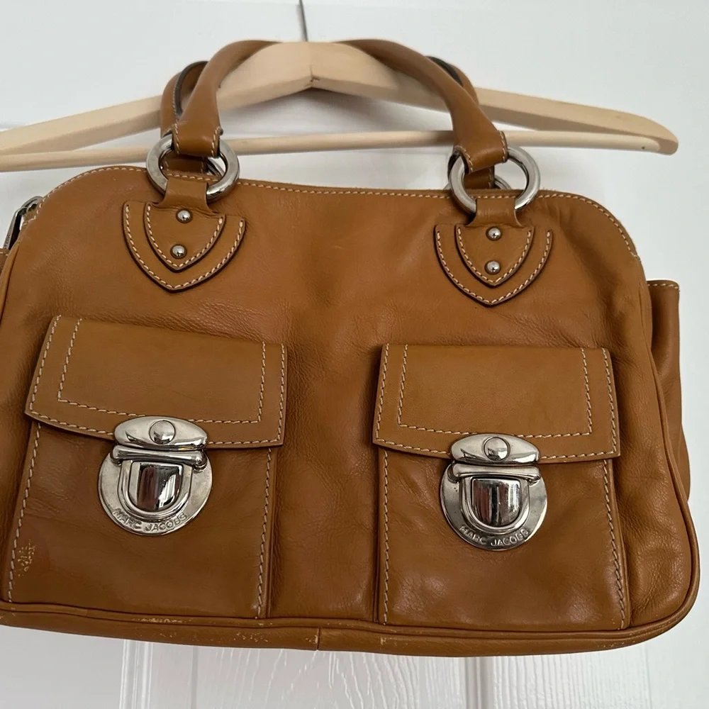 Vintage Marc Jacobs Brown Leather Satchel - Picture 2 of 9